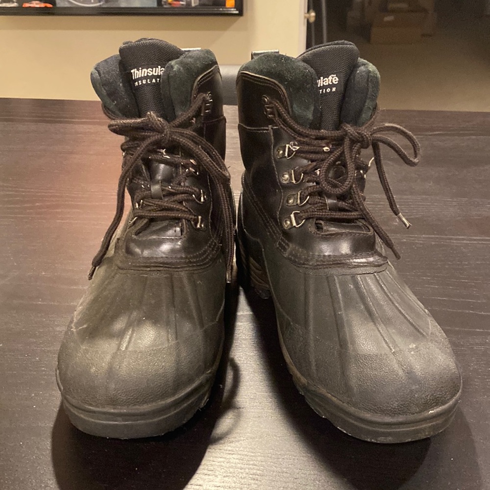 Explorers Brown Leather Upper Thinsulate Work Out… - image 1